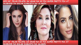 APO NI PILAR PILAPIL SA ANAK NA SI PIA PILAPIL SUPER PRETTY KAHIT PA NGA BULAG ANG HUSBAND NI PIA PR [upl. by Adav821]