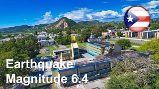 Earthquake Damage in Guanica Puerto Rico Magnitude 64 [upl. by Anir]