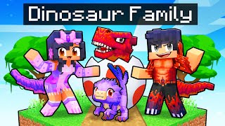 Having a DINOSAUR FAMILY in Minecraft [upl. by Esinet]