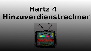 Hartz 4 ALG II  Hinzuverdienstrechner [upl. by Eenat404]