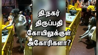 Full Video  Aghoris Worships at Lord Venkateshwara Temple in TNagarChennai [upl. by Ahnavas986]