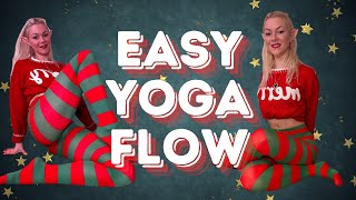 Festive Yoga Flow  At Home Yoga For Beginners  Charlie Flexi [upl. by Toback305]