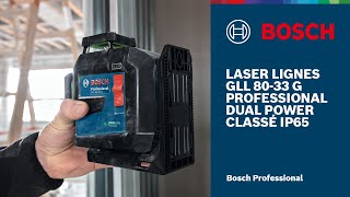 Laser lignes GLL 8033 G Professional Dual Power classé IP65 [upl. by Clayton951]