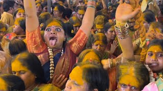 Renuka Yelllamma Sigam 2024  Yellamma Pochamma Patam At Balkampet Temple [upl. by Eirrok]