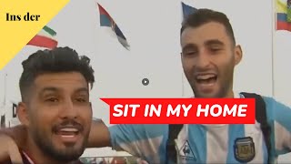 Qatar Man Offers Argentina Fan To Stay In His Home For Free [upl. by Nitsud932]