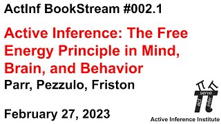 Active Inference BookStream 0021  Thomas Parr  Active Inference and Free Energy Principle [upl. by Niuqauj720]