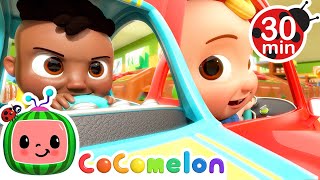 Shopping Cart Race  MORE Compilation  CoComelon Kids Songs amp Nursery Rhymes [upl. by Anileba821]