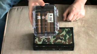 Cigar Storage Travel Pelian Case and Travel Humidor [upl. by Waiter]