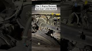 Day 1 Engine Removal 67powerstroke 6point7 powerstroke ford diesel superduty f250 trucking [upl. by Agem892]