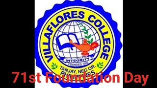 Villaflores College Street Parade 71st Foundation Day 22523 [upl. by Reinald]