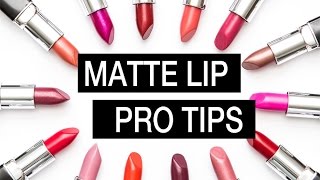 Tips for Applying Matte Lipstick [upl. by Zug]