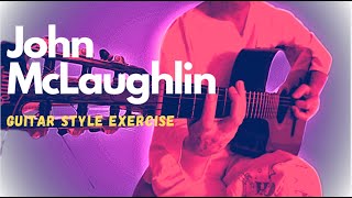 John McLaughlin Guitar Exercises Alternate Picking FREE PDF [upl. by Mutz533]