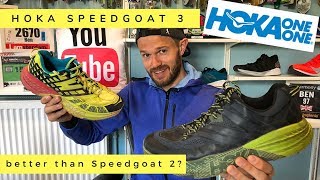 Hoka SPEEDGOAT 3 REVIEW 2019  Better than SpeedGoat 2 [upl. by La Verne]