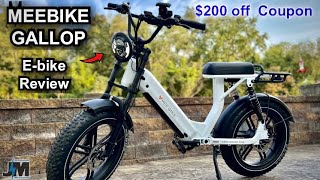 MEEBIKE Gallop 750W Stepthru Ebike Review  How good is it [upl. by Monahon]