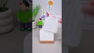 2025 is coming soon I prepared this floral desk calendar for myself Calendar 2025 [upl. by Pembrook689]