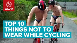 Top 10 Things Not To Wear While Cycling [upl. by Ryhpez]