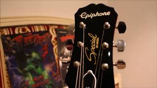 Epiphone SG Special Cherry  unboxing and first sounds examples [upl. by Delfine915]