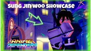 OBTAINING THE PRO GAMER SUNG JIN WOO  Anime Defenders [upl. by Refinaj608]