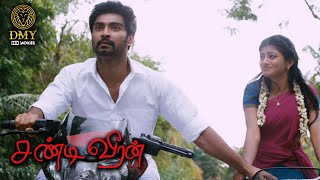 Anandhi Cycle Race Scene  Chandi Veeran Movie  Atharvaa  Lal  Bose Venkat  Bala  DMY [upl. by Achilles]