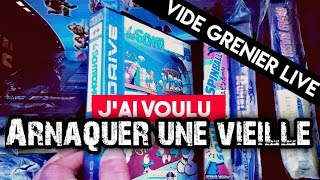 Arnaquer une vieille en Vide Grenier Live RNG VLOG VG 1er Avril 2024 [upl. by Noli671]