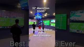 Mini Jumbotron install fyp explore howto mancave tiktok shorts reels trending audio video [upl. by Seamus]