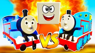 Thomas amp Friends Train Battles In Brick Rigs [upl. by Horten583]