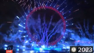 London New Year’s 2023 Fireworks 🎆 [upl. by Ahs]