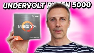 How to UNDERVOLT Ryzen 5000 series CPUs FULL Tutorial [upl. by Normie128]