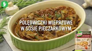 Polędwiczki wieprzowe w sosie pieczarkowym  jak je zrobić  Przepisypl [upl. by Notlaw573]