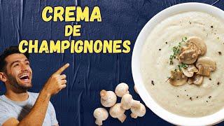 Cómo Hacer LA CREMA DE CHAMPIGNONES 🍄 Mas FÁCIL dip pate crema [upl. by Nnaeirual]