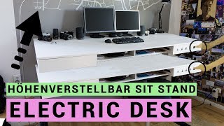 Elektrischen SCHREIBTISCH selber bauen  SIT STAND DESK EN SUBTITLES [upl. by Gridley365]