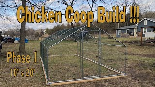 10x20 Chicken Run Kit Build  phase1 [upl. by Baptista88]