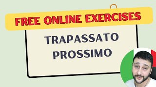 Trapassato Prossimo  Free Exercises Online  Italessons [upl. by Htennaj]