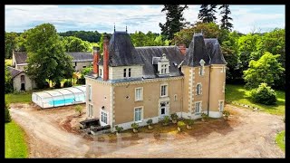 Restored 16th Century Château Centre Val De Loire France [upl. by Arraek784]