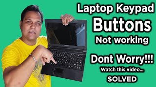 Solved How to fix Laptop keypad BUTTONS not working  Some keys are not working  Laptop repair [upl. by Redford353]