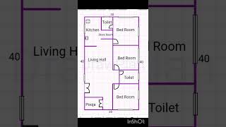 3040 3 bedroom house plans Charikanasuhouseplan housedesign houseengineeringdrawing [upl. by Magdalena332]