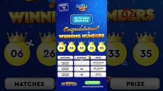 LUCKY HAND FRIDAYS MILLIONAIRE RESULTS OF DRAW NO 48 [upl. by Ogden]