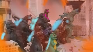 Evolution of Godzilla 19542023  Godzilla claymotion more Godzillas  remodel [upl. by Tempa]