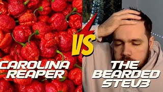 Stev3 eats the Carolina reaper  INSTANT REGRET [upl. by Alym]