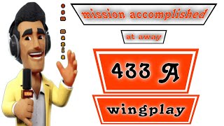 OSM TACTICS 2024  OSM 433A Wingplay  Play Away with Green Referee [upl. by Amalbergas]