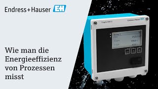 Wie man die Energieeffizienz von Prozessen misst  EndressHauser [upl. by Kit]