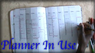 DIY Composition Notebook Planner In Use [upl. by Nuajed]