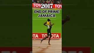 Prime Jamaica 🤩 trackandfield usainbolt athletics olympics track jamaica 4x100m [upl. by Topliffe]