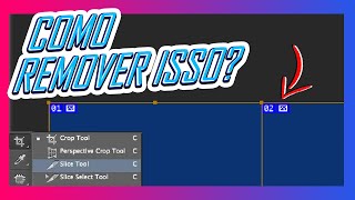 Como Remover Fatias  Slice no Photoshop [upl. by Buyse]