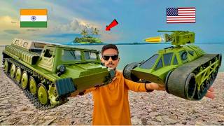 RC Powerfull Panzer Tank Vs RC Fast amp Furious Tank  Chatpat toy TV [upl. by Juley]