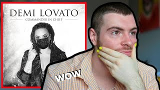 Demi Lovato  Commander In Chief  REACTION [upl. by Xel]