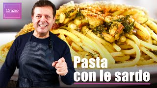 PASTA CON LE SARDE  La ricetta siciliana [upl. by Anoel]