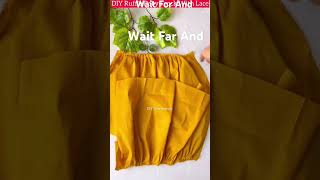 How to Dly Ruffle Baby Froc Wiock With Lace youtube [upl. by Thier356]