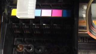 Epson R260 printer head cleaning [upl. by Amil]