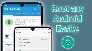 How to Root any Android Phone  Without PC  Magisk 252 [upl. by Jablon522]